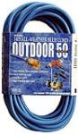 50' 16/3 BLU EXT Cord