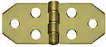 2PK 3/4"BRS Decor Hinge