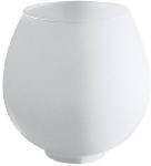 4-3/4" WHT Glass Shade