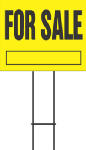 20x24 YEL For Sale Sign