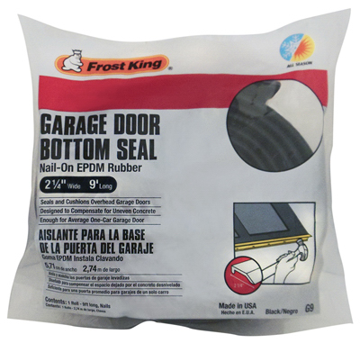 9' BLK Garage DR Bottom