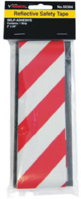 2x24 RED/SLV Refl Tape