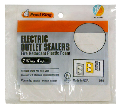 6PK WHT Foam Out Sealer