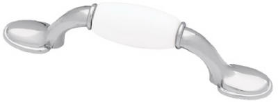 5"CHR/WHT Spoon FT Pull