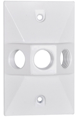 ME WHT Rect Lamp Cover