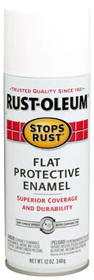 12OZ FLT WHT Spr Enamel
