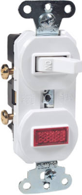 15A WHT PilotLGT/Switch