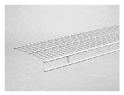6x12 WHT Shelf/Rod