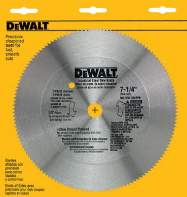 7-1/4"140T PlyWD Blade