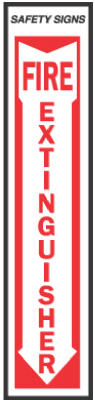 4x18 Fire Extingui Sign