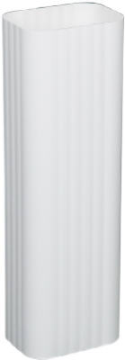 3x4 WHT ALU Downspout