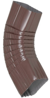 3x4 BRN ALU B Elbow