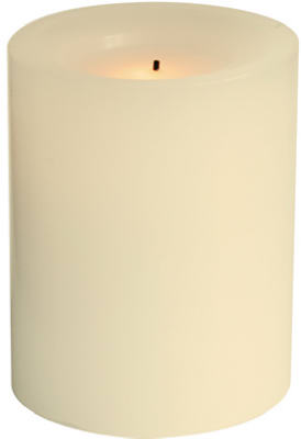 4" CRM BO RND Candle