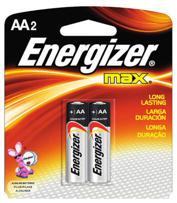 MAX 2PK AA Alk Battery