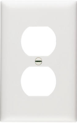 WHT 1G 1DPLX Wall Plate