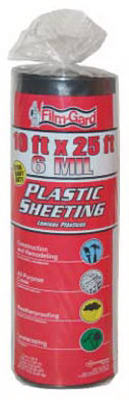 10x25 6Mil BLK Sheeting
