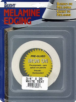 7/8x25'WHT Melam Edging