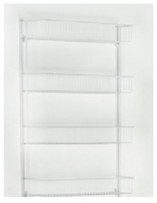4Shelf 18"WHT Wall Rack