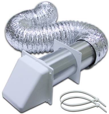 4"x5' WHT Plas Hood Kit