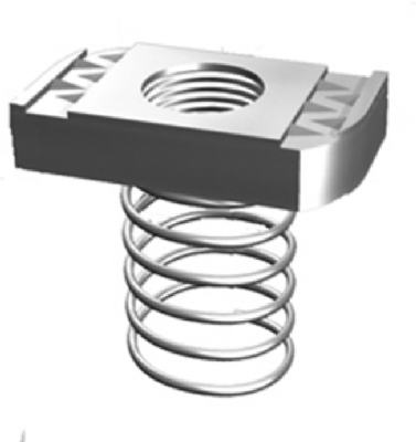 5PK 1/4"-20 Spring Nut