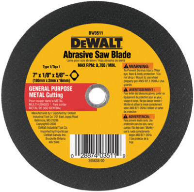 7" MTL Abrasive Blade