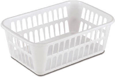 MED WHT PlasStor Basket