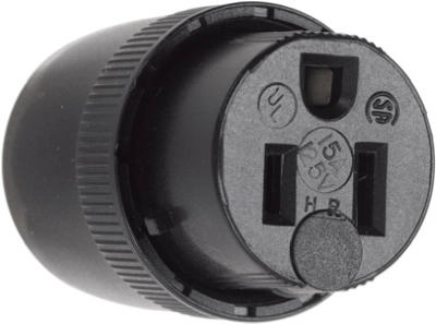15A 125V BLK Connector