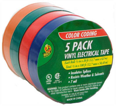 5PK Elec Tape ASSTD