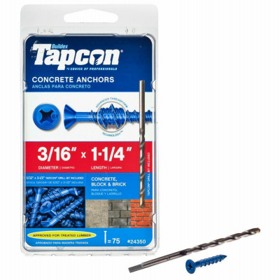 75PK 3/16x1-1/4 Anchor