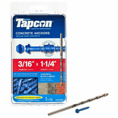 75PK 3/16x1-1/4 Anchor