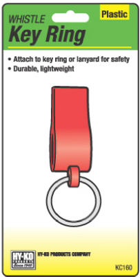 Plas Whistle Key Ring