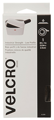 1"x3' BLK Velcro Tape