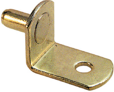 8PK BRS Shelf Supp Peg