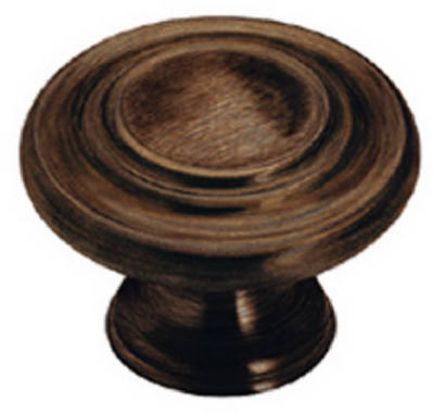 1-3/8" BRZ 3-Ring Knob