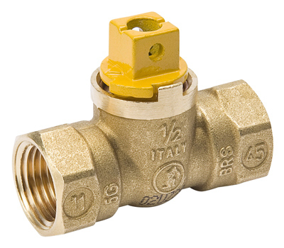 1/2" BRS Gas Ball Valve