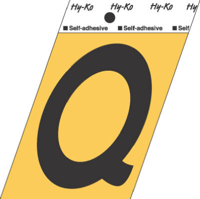 3-1/2"ALU Adhes LetterQ