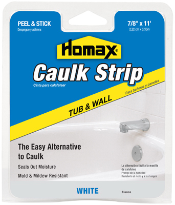 7/8"x11' WHT Caulkstrip