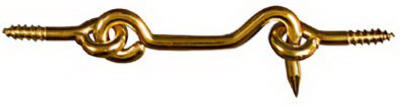 2-1/2 BRS Hook & Eye