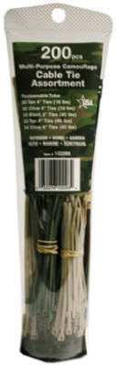 200PK BLK Cable Tie
