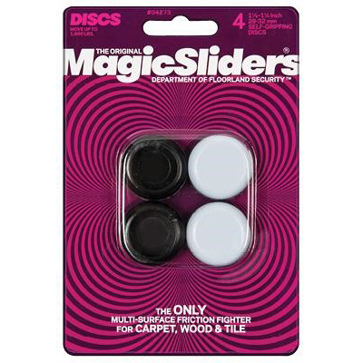 4PK 1-1/4" RND Slider