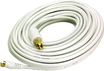 50' WHT RG6 Coax Cable