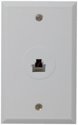 Cat 5E/6 Wall Plate