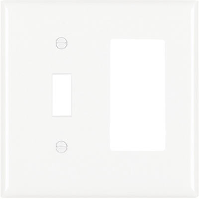 WHT 2G TOG/Decor Plate