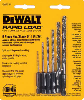 6PC Hex Shank Bit Set