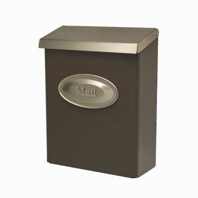 MED BRZ Wall Mailbox