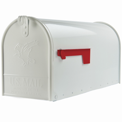 WHT LG T2 Rural Mailbox