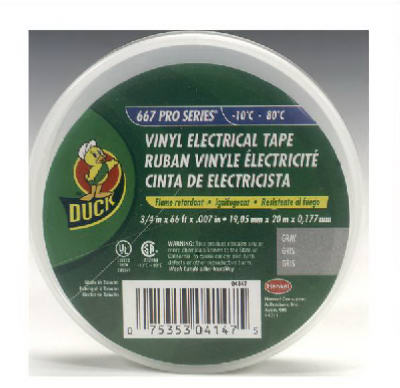 3/4"X66' Gray Elec Tape