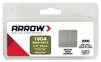 2000PK3/4"BRN Brad Nail