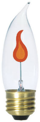 3W CLR Flick Flam Bulb