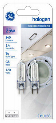 GE 25W QTZ Halo Lamp